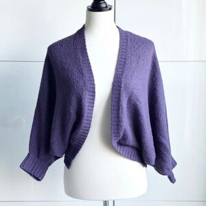 Y2K Batwing Shrug Cardigan Purple Vintage Frenchi Hannah Montana Gilmore Girls